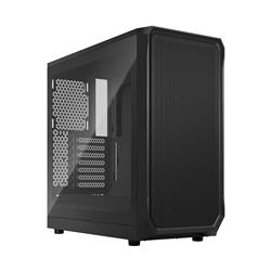FRACTAL DESIGN Focus 2 Black ATX mATX Mini ITX Clear Tinted Tempered