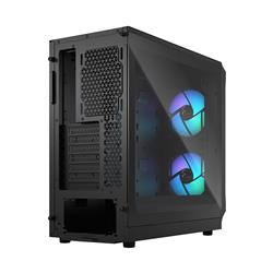 FRACTAL DESIGN Focus 2 RGB Black ATX mATX Mini ITX Clear Tinted Tempe