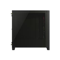 CORSAIR iCUE 4000D RGB Airflow Mid-Tower Case, Black - 3x AF120 RGB ELITE Fans - iCUE Lighting Node PRO Controller - High-Ai...