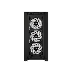 CORSAIR iCUE 4000D RGB Airflow Mid-Tower Case, Black - 3x AF120 RGB ELITE Fans - iCUE Lighting Node PRO Controller - High-Ai...