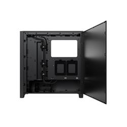 CORSAIR iCUE 4000D RGB Airflow Mid-Tower Case, Black - 3x AF120 RGB ELITE Fans - iCUE Lighting Node PRO Controller - High-Ai...