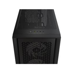 CORSAIR iCUE 4000D RGB Airflow Mid-Tower Case, Black - 3x AF120 RGB ELITE Fans - iCUE Lighting Node PRO Controller - High-Ai...