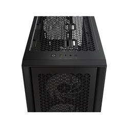 CORSAIR iCUE 4000D RGB Airflow Mid-Tower Case, Black - 3x AF120 RGB ELITE Fans - iCUE Lighting Node PRO Controller - High-Ai...