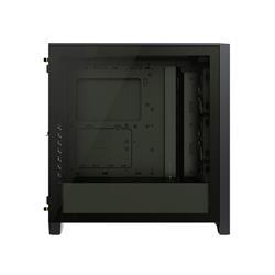 CORSAIR iCUE 4000D RGB Airflow Mid-Tower Case, Black - 3x AF120 RGB ELITE Fans - iCUE Lighting Node PRO Controller - High-Ai...