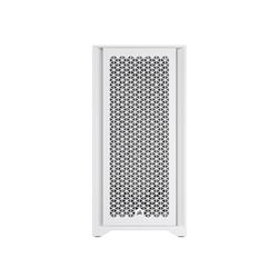 CORSAIR iCUE 4000D RGB Airflow Mid-Tower Case, True White - 3x AF120 RGB ELITE White Fans - iCUE Lighting Node PRO Controlle...