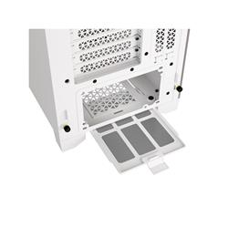 CORSAIR iCUE 4000D RGB Airflow Mid-Tower Case, True White - 3x AF120 RGB ELITE White Fans - iCUE Lighting Node PRO Controlle...