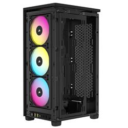 CORSAIR iCUE 2000D RGB Airflow Mini-ITX Case, Black