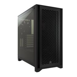 CORSAIR 4000D Airflow w/ Pre-installed RM1000x Shift Power Supply, Black