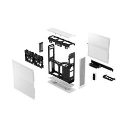 FRACTAL DESIGN Ridge White Mini-ITX Slim Small Form Factor Console PC
