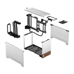 FRACTAL DESIGN Terra Silver Mini-ITX Small Form Factor PC Case with P