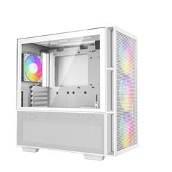 DeepCool CH560 ATX Airflow case, 3x Pre-Installed 140mm ARGB Fans, Wh