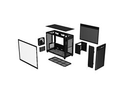 ASUS ASUS Prime AP201 Tempered Glass MicroATX Case Black