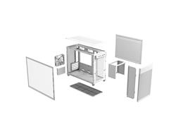 ASUS ASUS Prime AP201 Tempered Glass MicroATX Case White