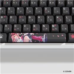 HYTE Sakura Miko Keycap Set and Desk Pad Bundle Black