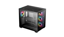 DeepCool CG530 4F ATX Panoramic case, Black, 4x Pre-installed PWM ARG