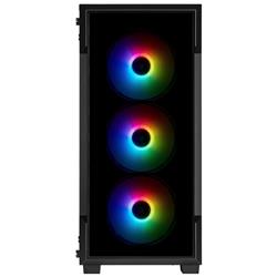 CORSAIR (iCUE 220T RGB) - Boîtier d'ordinateur moyen noir