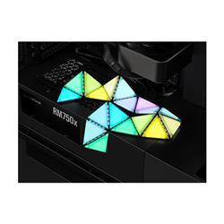 Panels d'éclairage d'accentuation de boîtier CORSAIR iCUE LC100 - Mini Triangle - Kit d'expansion de 9 carreaux