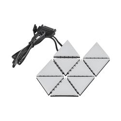 Panels d'éclairage d'accentuation de boîtier CORSAIR iCUE LC100 - Mini Triangle - Kit d'expansion de 9 carreaux