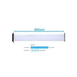 Lian Li 600mm PCI-e 4.0 Riser Cable White - PW-PCI-4-60W