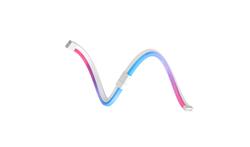 DeepCool EA080 ARGB strips, Diffused lighting, Flexible, Two 400mm strips, Transparent Mounting Clips, 3M adhesive strips