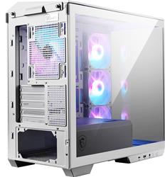 MSI MAG PANO M100R PZ Micro ATX Tower Case, White