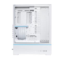LIAN LI SUP-01 Small Tower ATX Case, White, 3x Pre-installed PWM Case