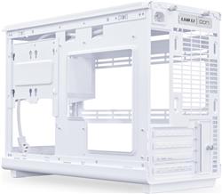 LIAN LI A3-mATX Computer Case White, Wood Front Panel