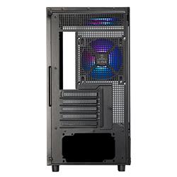 SilverStone Lucid 04 Panoramique Micro ATX Tower Noir
