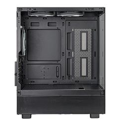 SilverStone Lucid 04 Panoramique Micro ATX Tower Noir