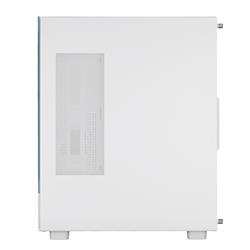 SilverStone Lucid 04 Panoramique Micro ATX Tower Blanc