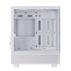 SilverStone Lucid 04 Panoramique Micro ATX Tower Blanc