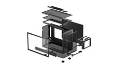 DeepCool CH160 PLUS PC Case, Black