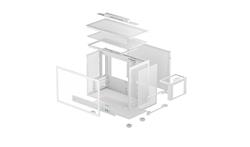 DeepCool CH160 PLUS WH PC Case,White