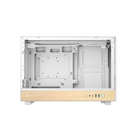 DeepCool CH260 WOOD WH Blanc