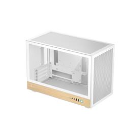 DeepCool CH260 WOOD WH Blanc