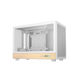 DeepCool CH260 WOOD WH Blanc