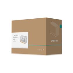 DeepCool CH260 WOOD WH Blanc