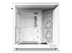 NZXT H6 FLOW Compact Dual-Chamber Mid-Tower Airflow Case, White