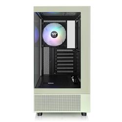 THERMALTAKE View 270 TG ARGB avec boîtier d'ordinateur avec 3 ventilateurs ARGB Lite de 120 mm, vert matcha