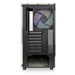 THERMALTAKE View 270 TG ARGB avec boîtier d'ordinateur avec 3 ventilateurs ARGB Lite de 120 mm, vert matcha