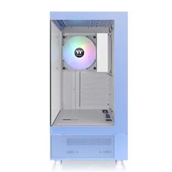 THERMALTAKE View 270 TG ARGB avec boîtier d'ordinateur avec 3 ventilateurs ARGB Lite de 120 mm, bleu hortensia