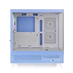 THERMALTAKE View 270 TG ARGB avec boîtier d'ordinateur avec 3 ventilateurs ARGB Lite de 120 mm, bleu hortensia