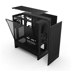 NZXT H5 Flow Compact ATX Mid-Tower, Black(Open Box)