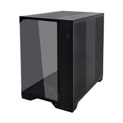 LIAN LI O11 vision compact black color Aluminum / Steel / Tempered Gl