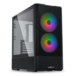 LIAN LI LANCOOL 207 Black / Steel / Tempered Glass Compatc ATX Mid To
