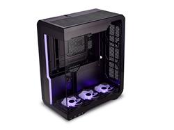 SSUPD Xhuttle Black ATX Mid Tower Gaming Case, Dual Chamber, Tempered