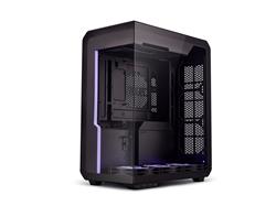 SSUPD Xhuttle Black ATX Mid Tower Gaming Case, Dual Chamber, Tempered