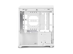 SSUPD Xhuttle White ATX Mid Tower Gaming Case, Dual Chamber, Tempered