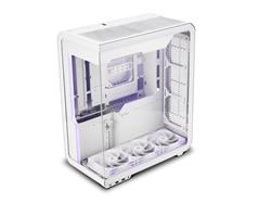 SSUPD Xhuttle White ATX Mid Tower Gaming Case, Dual Chamber, Tempered