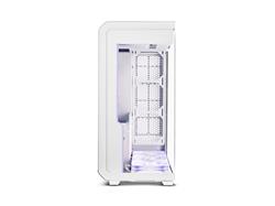 SSUPD Xhuttle White ATX Mid Tower Gaming Case, Dual Chamber, Tempered